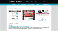 Desktop Screenshot of anthonyharmant.com